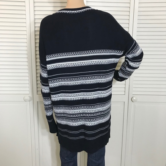 Great Condition Vince Striped Tunic Cotton Sweater Small - Picture 8 of 12